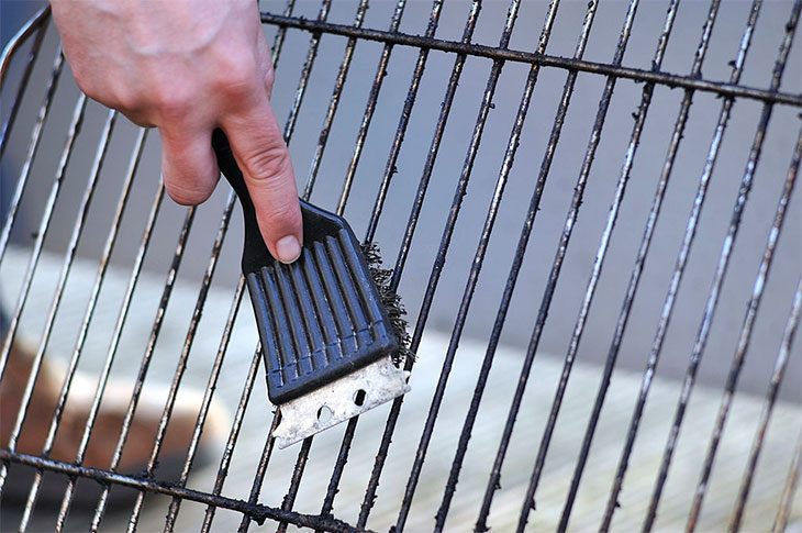 how to season a grill top